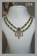 2 Layer Premium AD Emerald Necklace