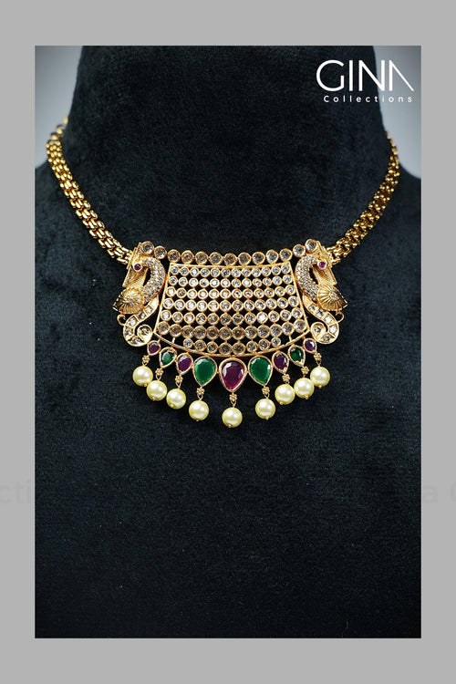 Antic Peacock Choker