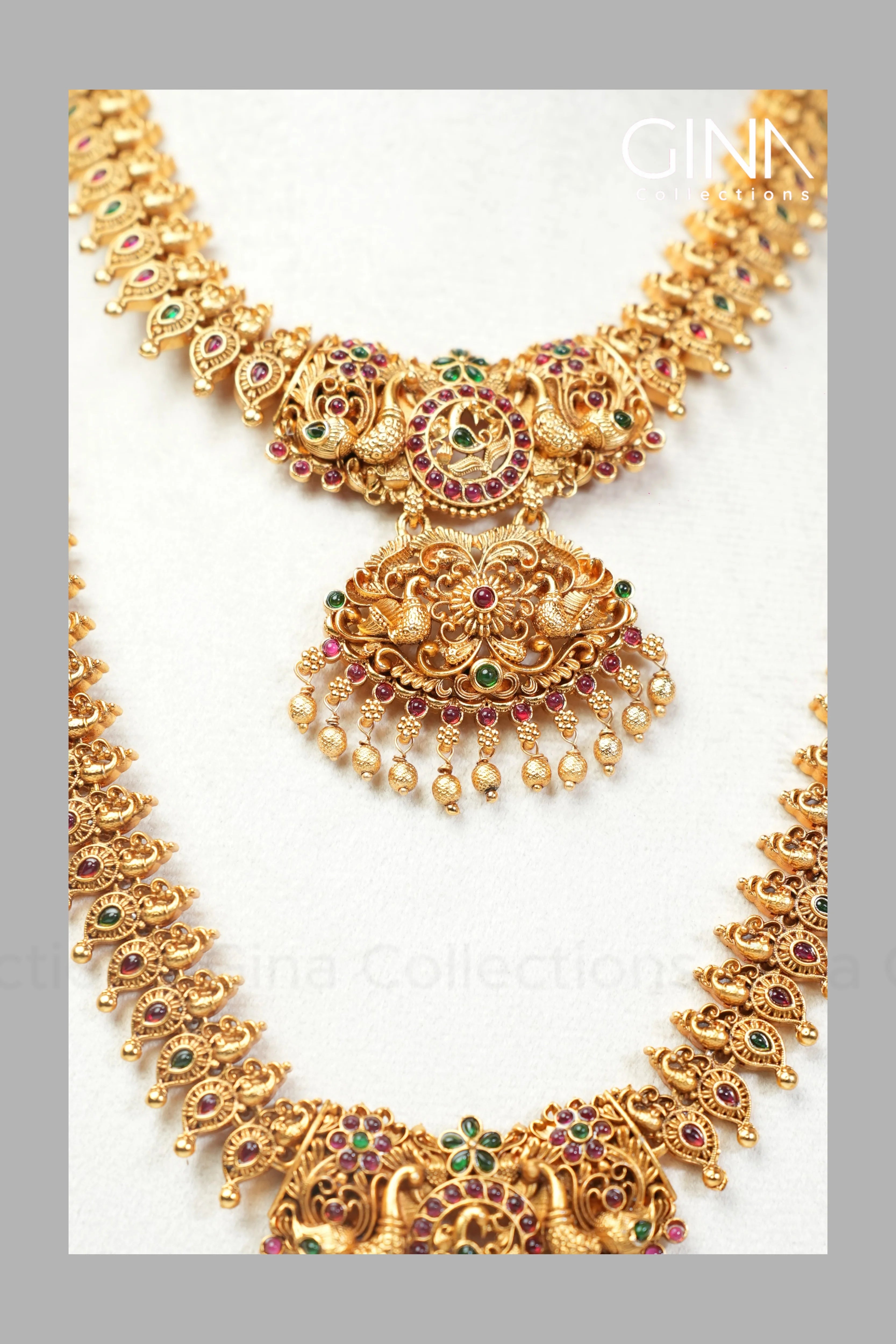 Bridal Combo-Featuring Lakshmi and Peacock motifs