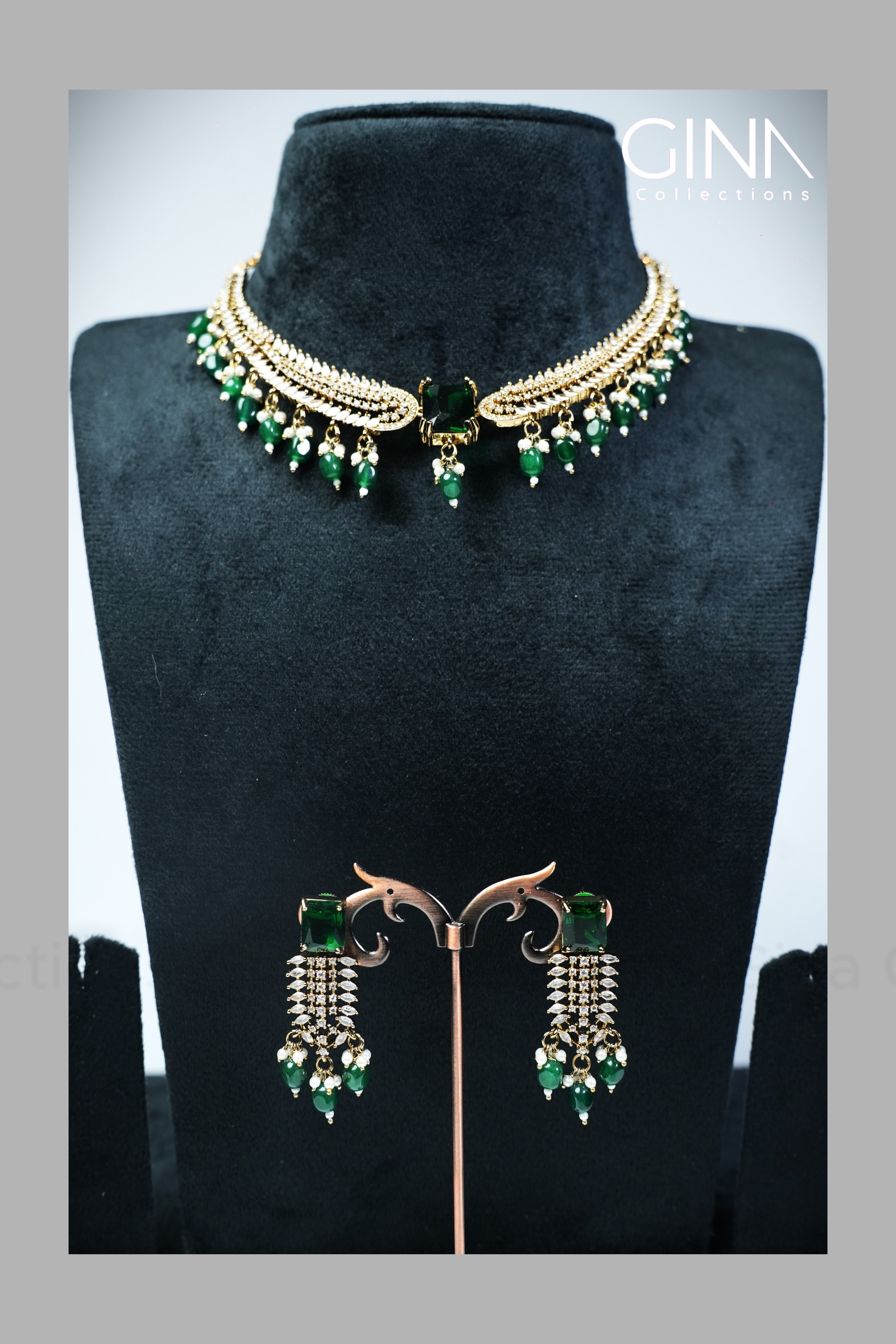 Emerald Oorja Hasli Victorian Necklace