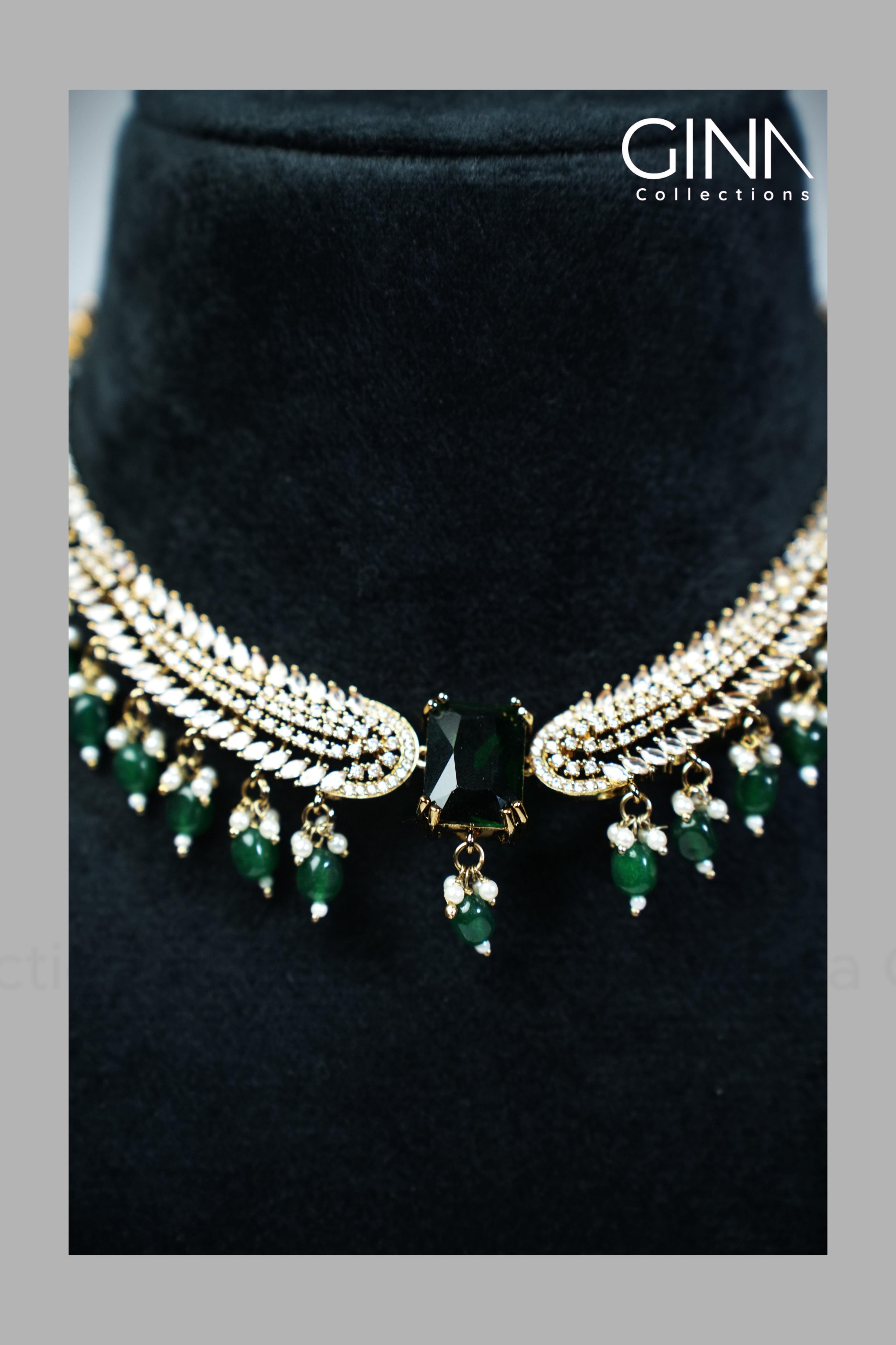 Emerald Oorja Hasli Victorian Necklace
