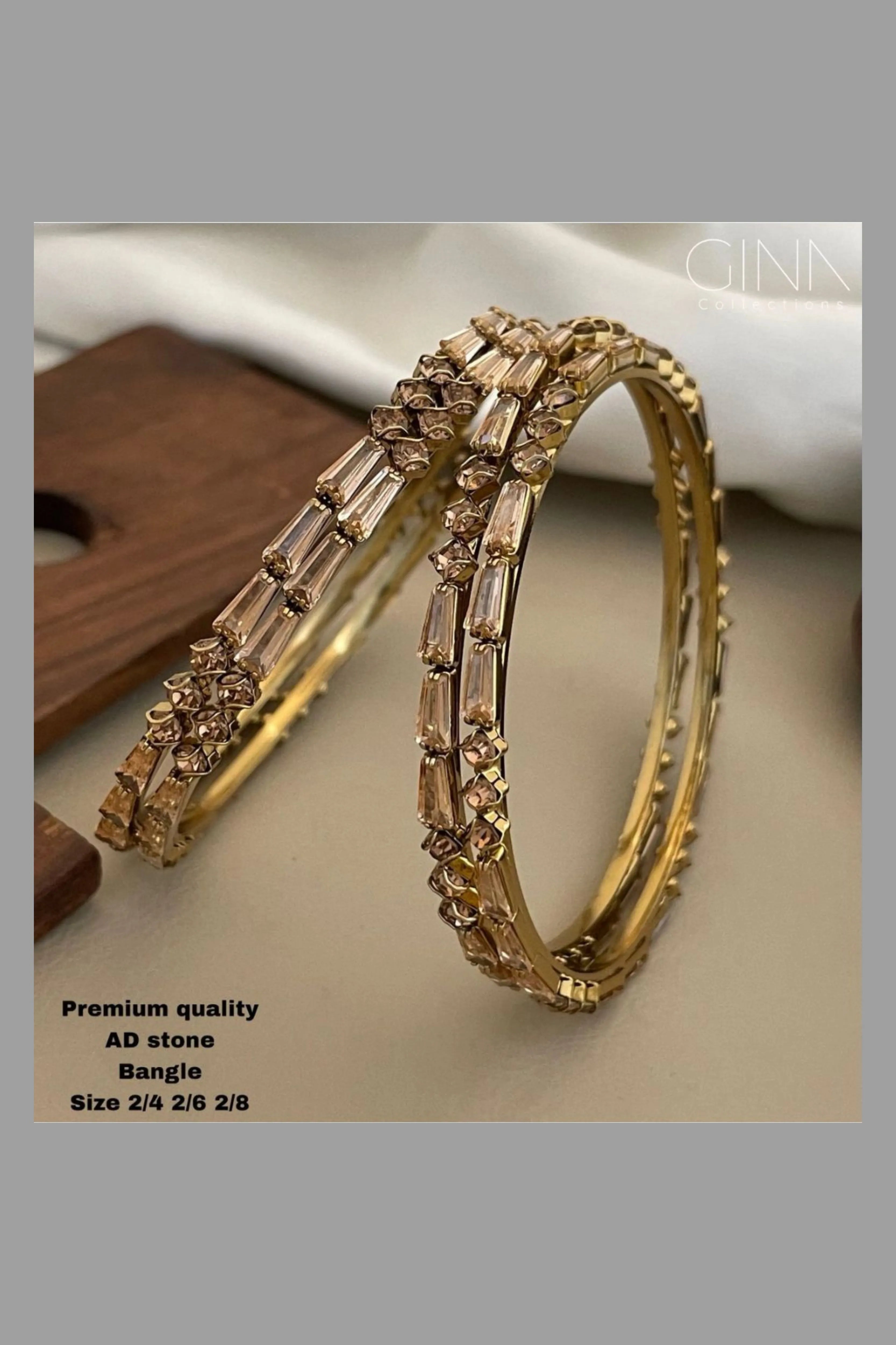 AD Stone Premium Bangles