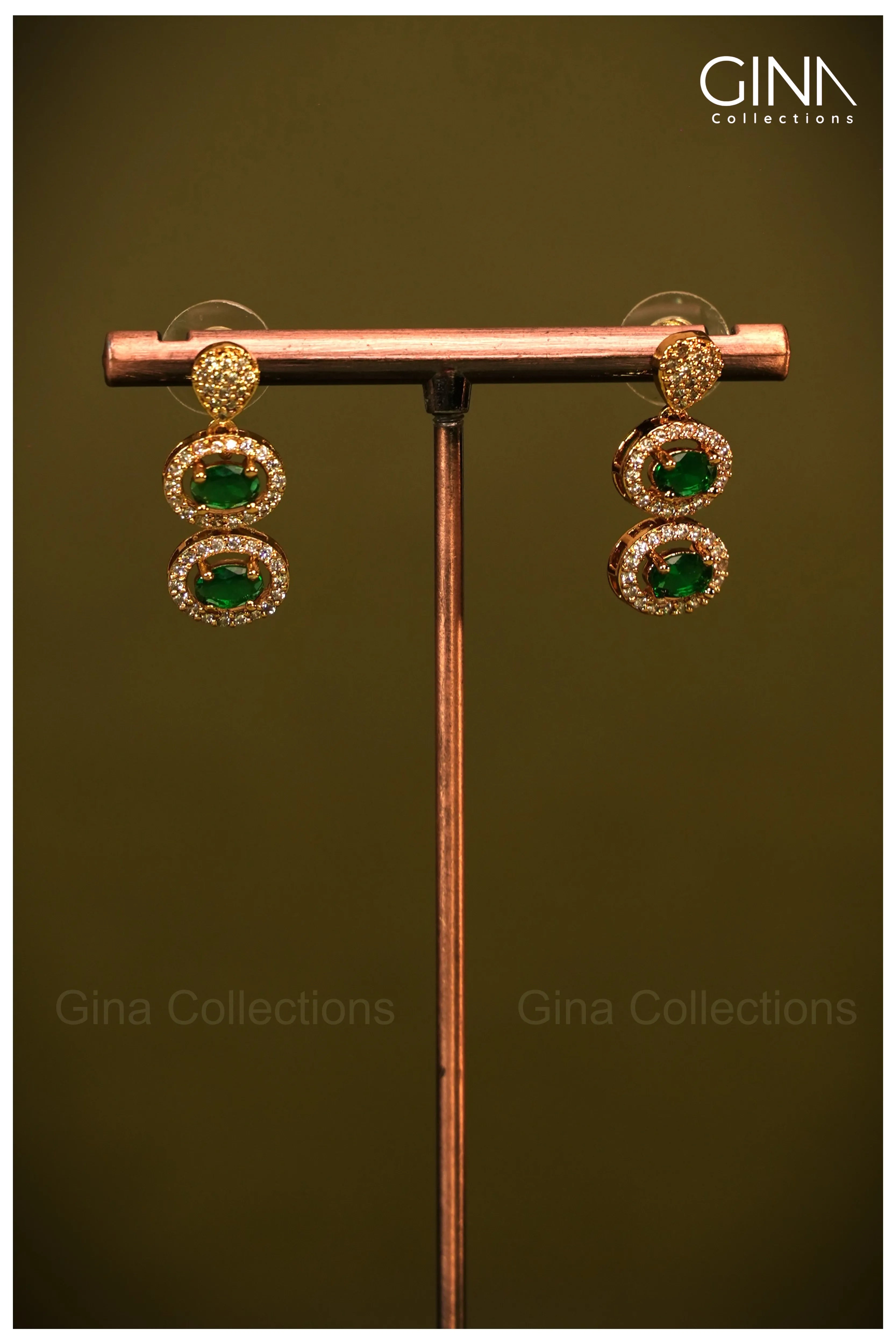 Premium Stunning Emerald AD Necklace