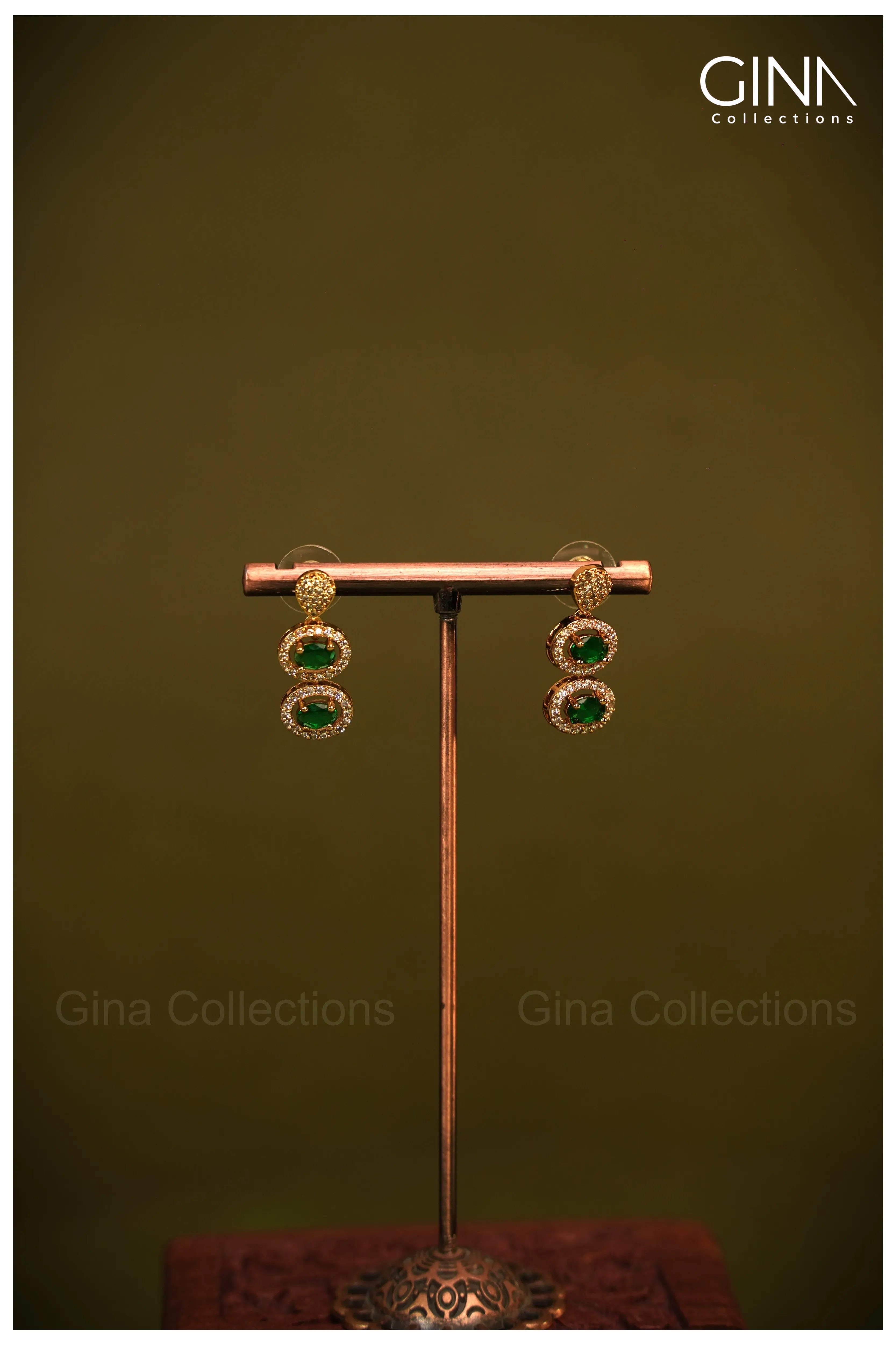 Premium Stunning Emerald AD Necklace