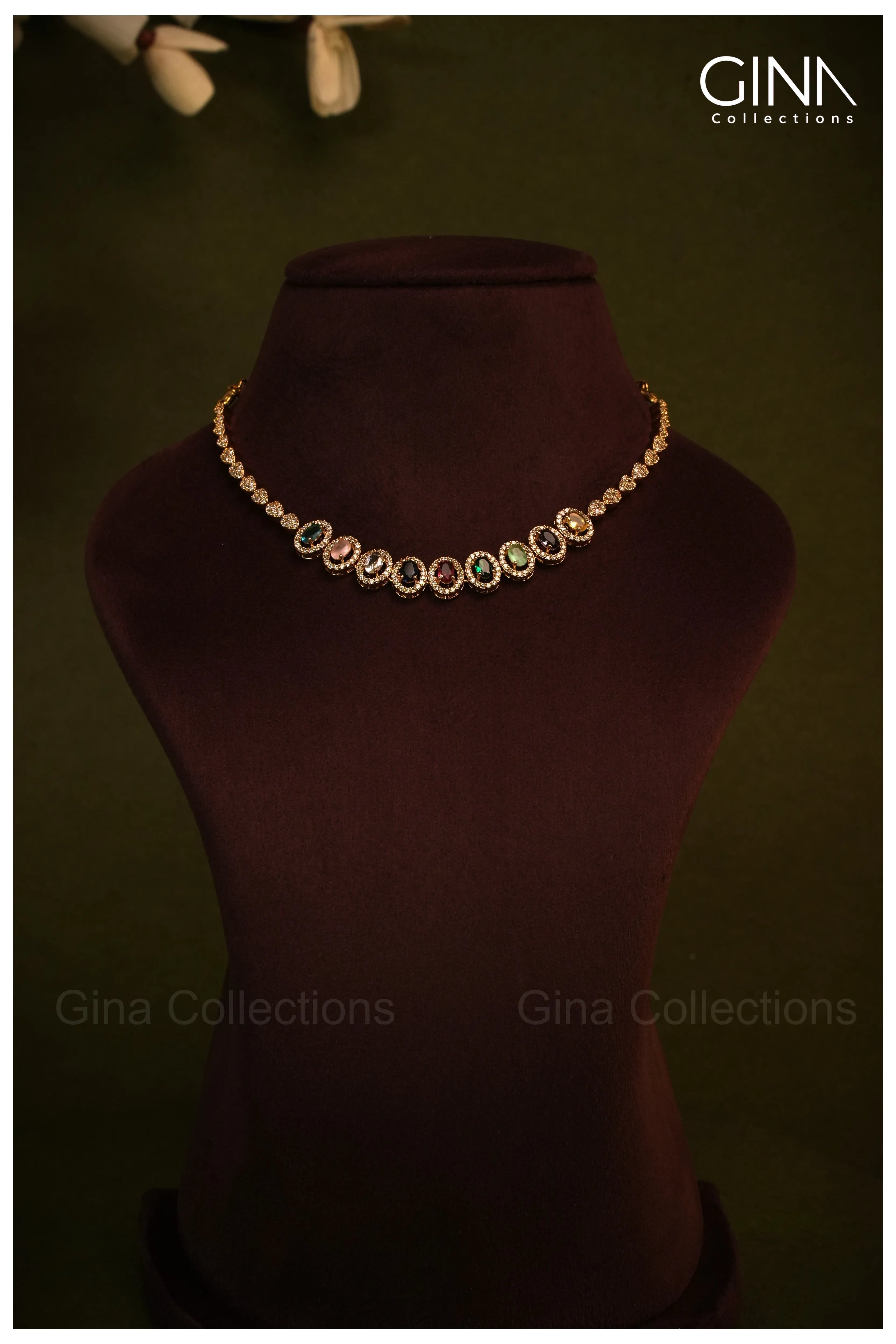 Premium Stunning Multi AD Necklace