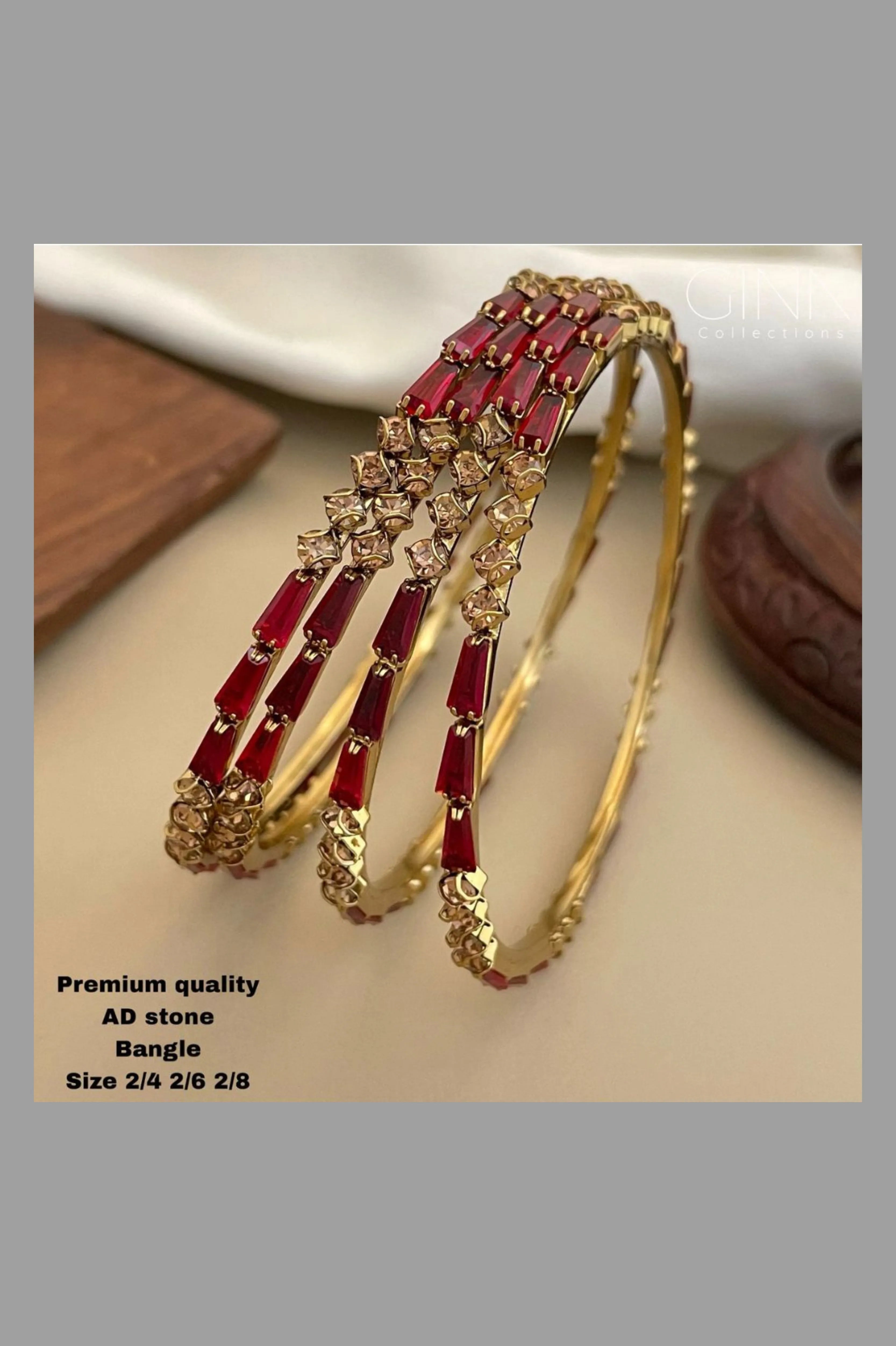 AD Stone Premium Bangles