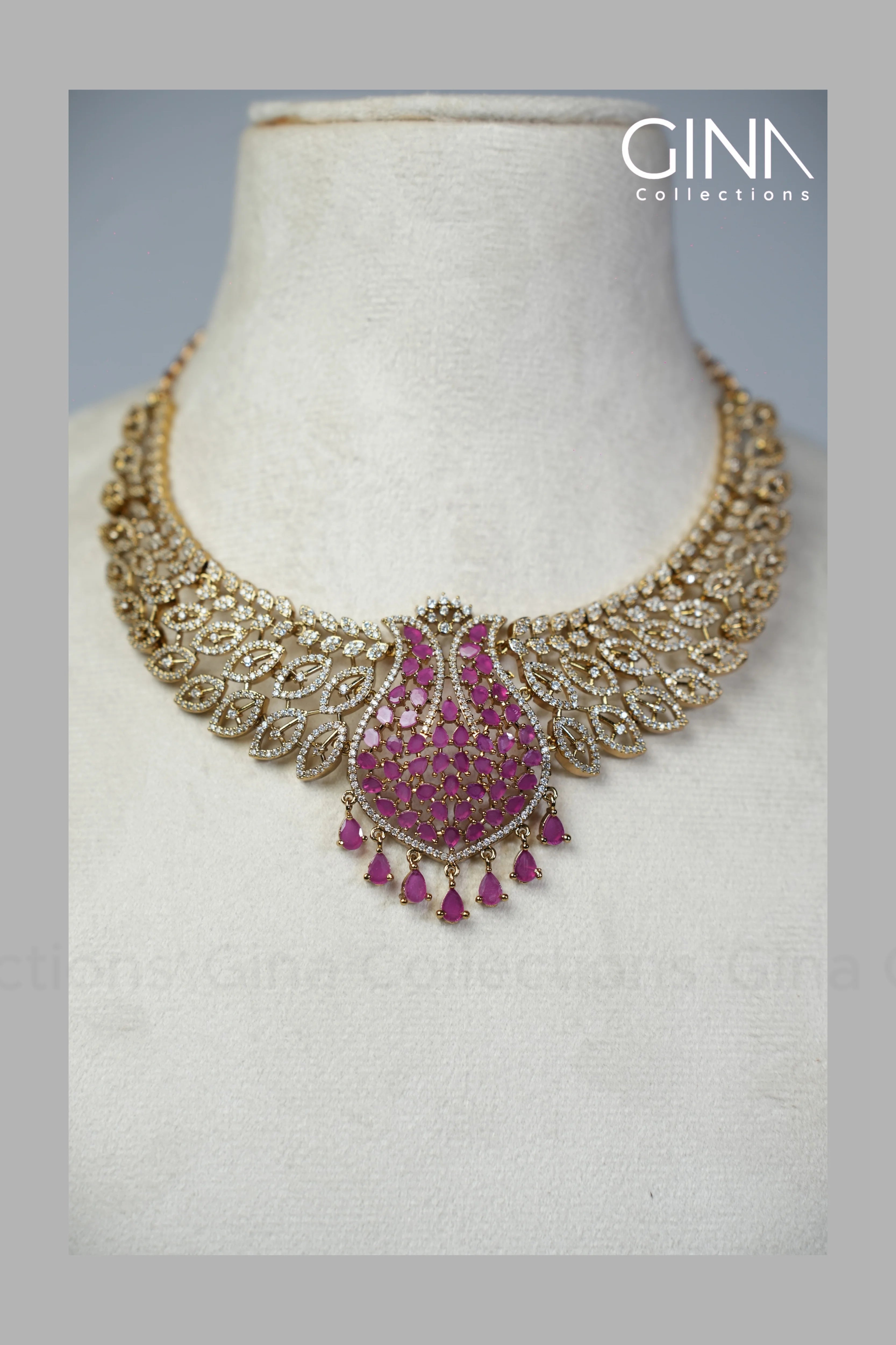 Ruby Necklace Set1