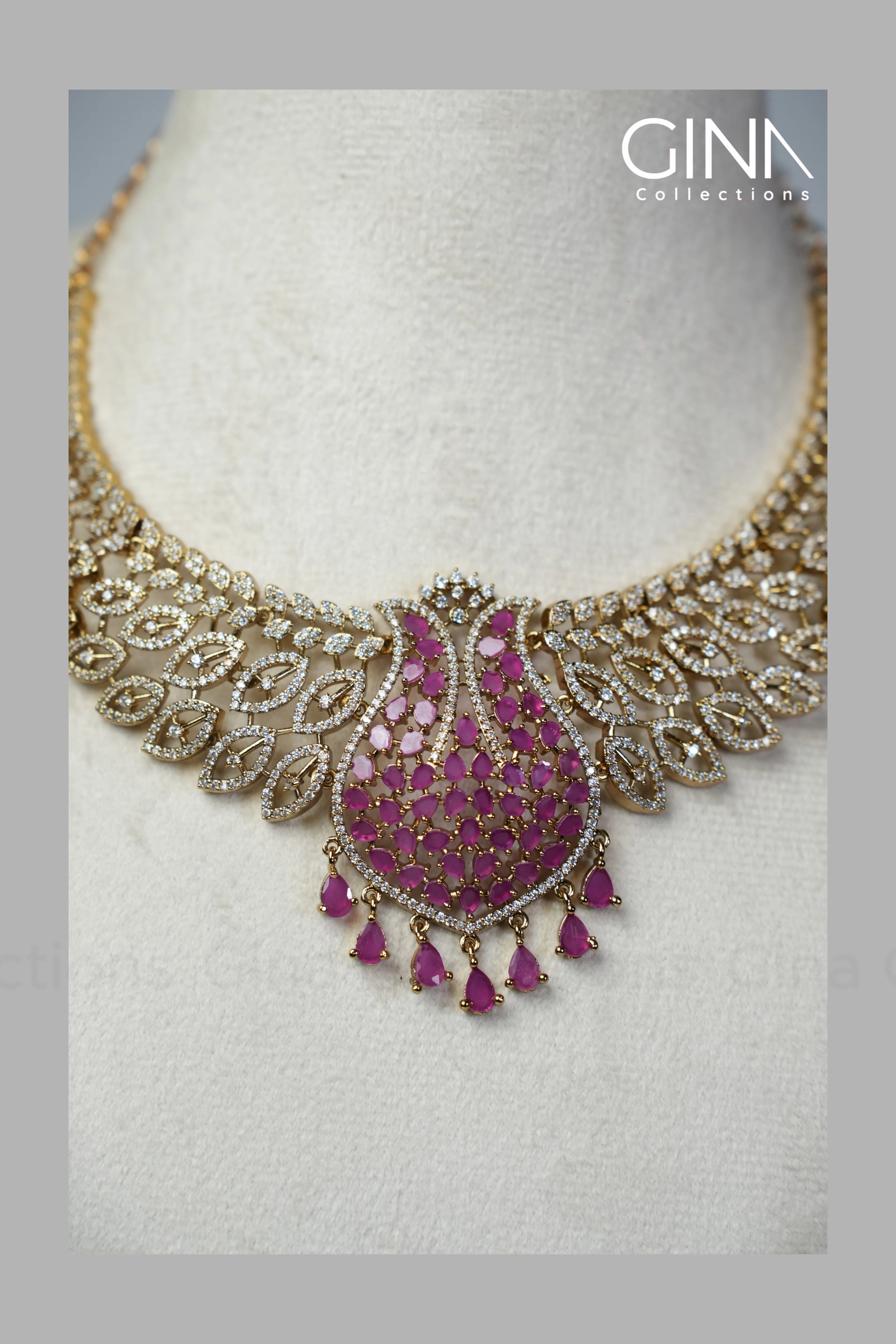 Ruby Necklace Set1