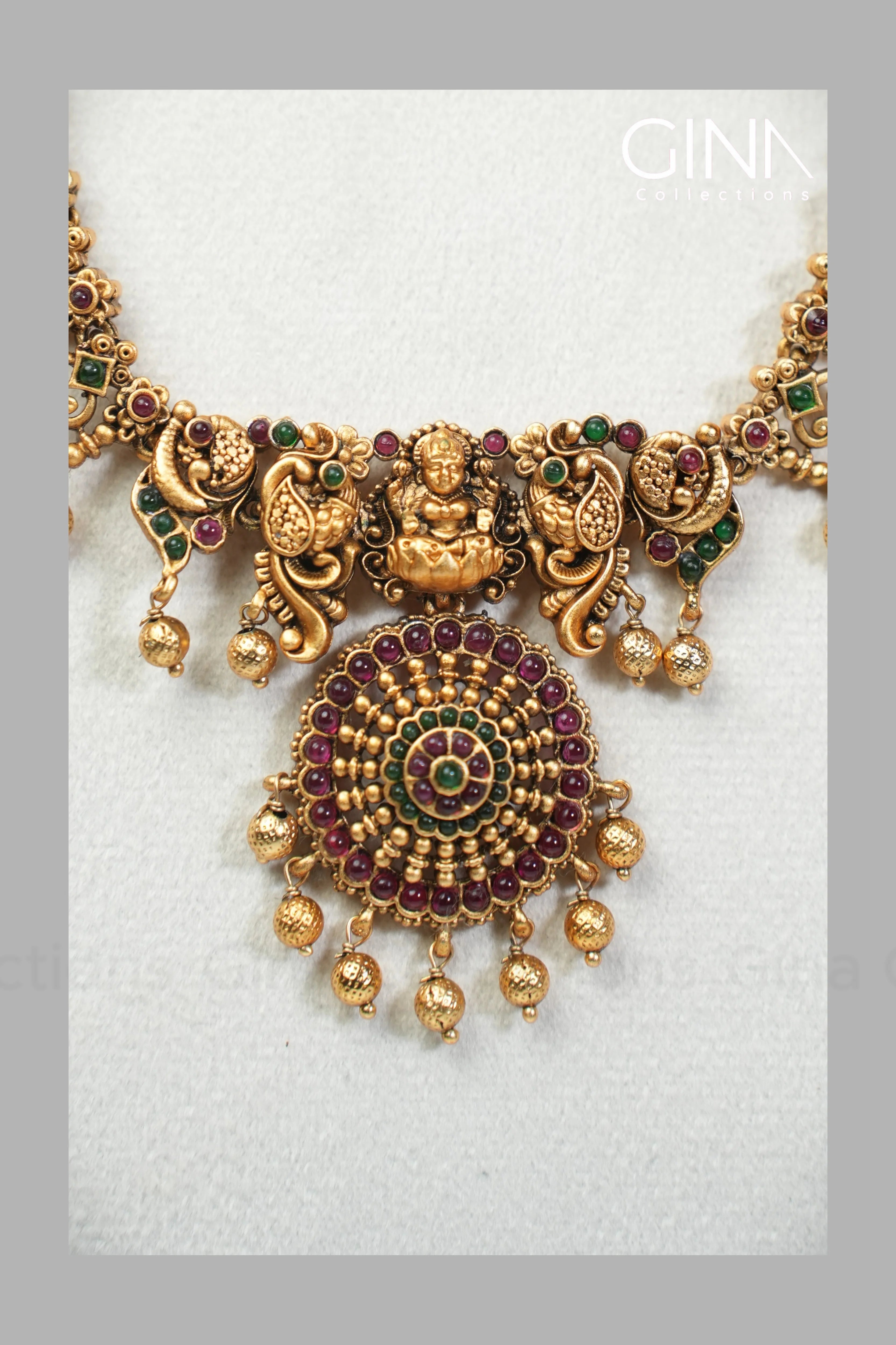 Semi Bridal Combo Lakshmi Necklace