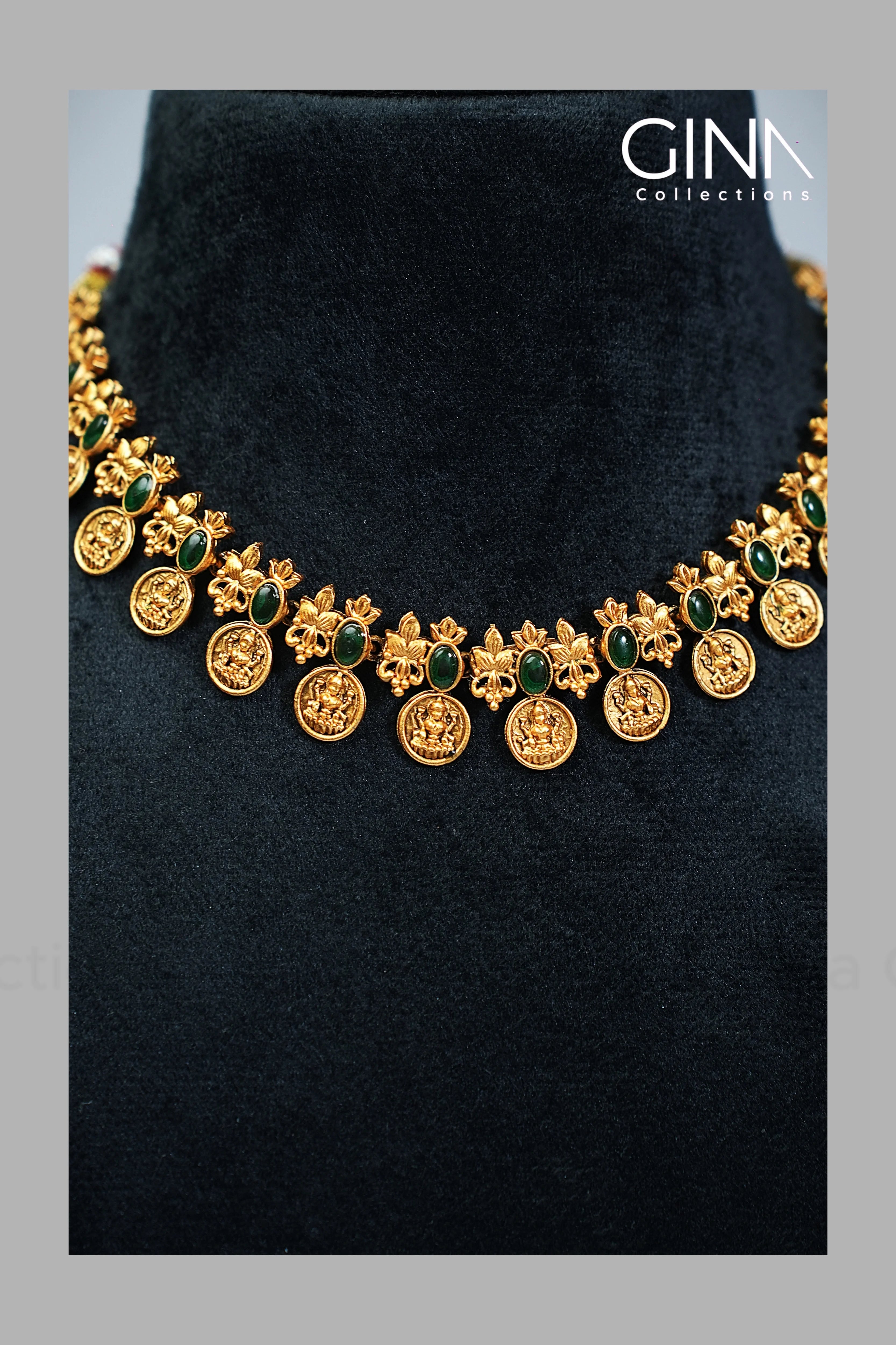 Temple Jewellery Kasu Mala