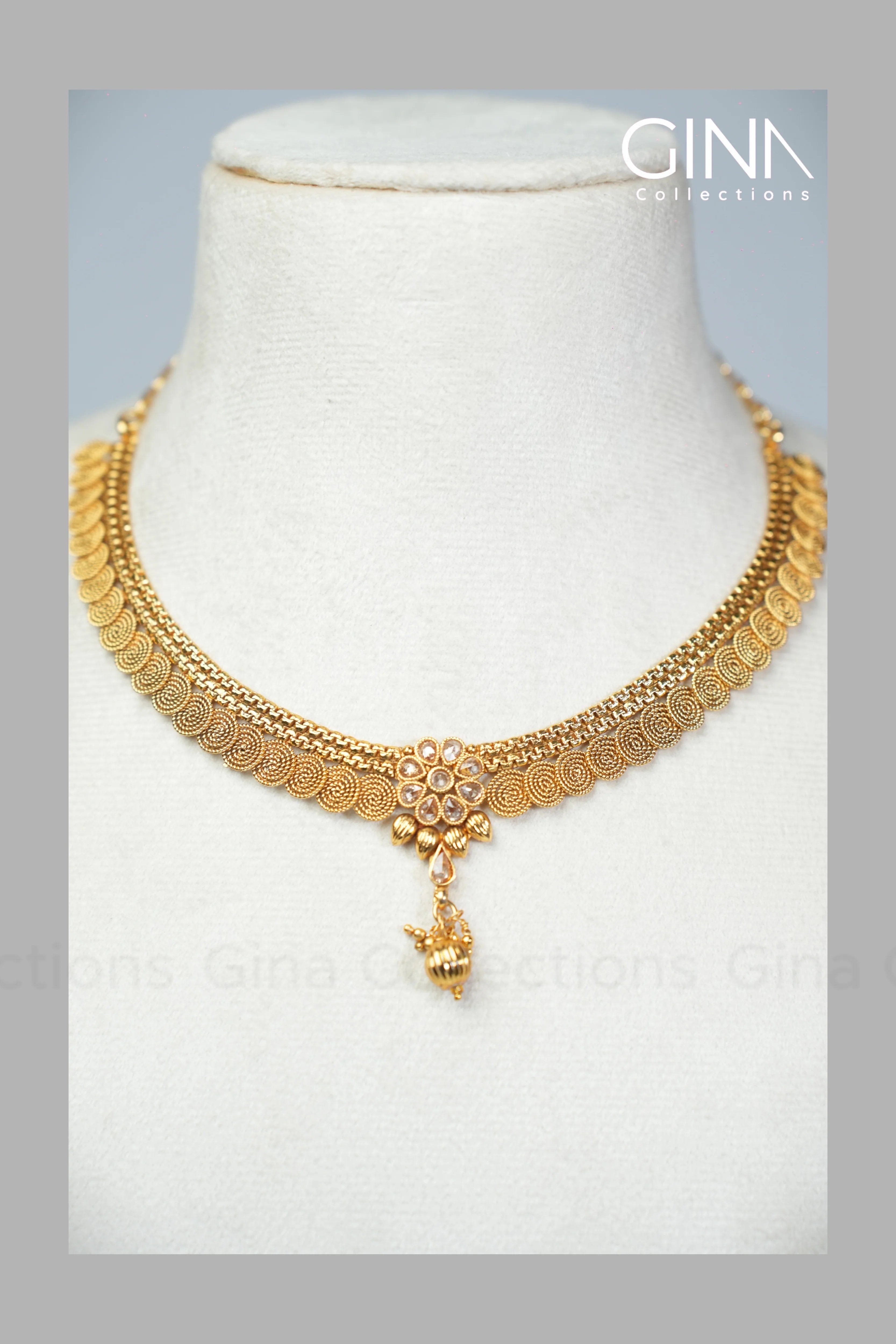 Traditional Kasu Necklace Set
