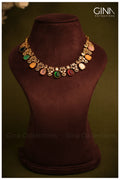 Multi Color Moissanite Stones Necklace