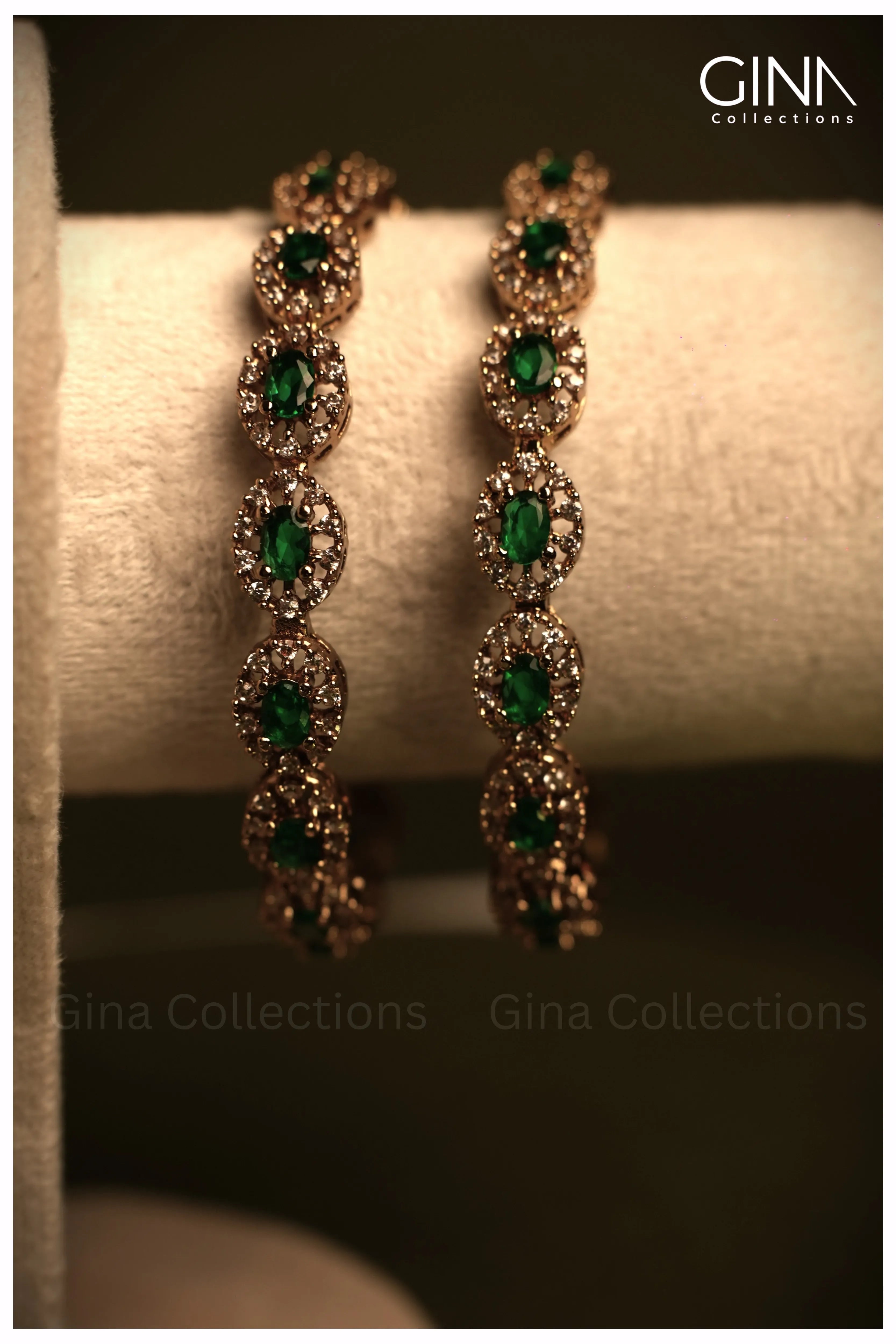 Emerald Victorian Bangles