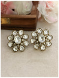 Polki Stones Studs
