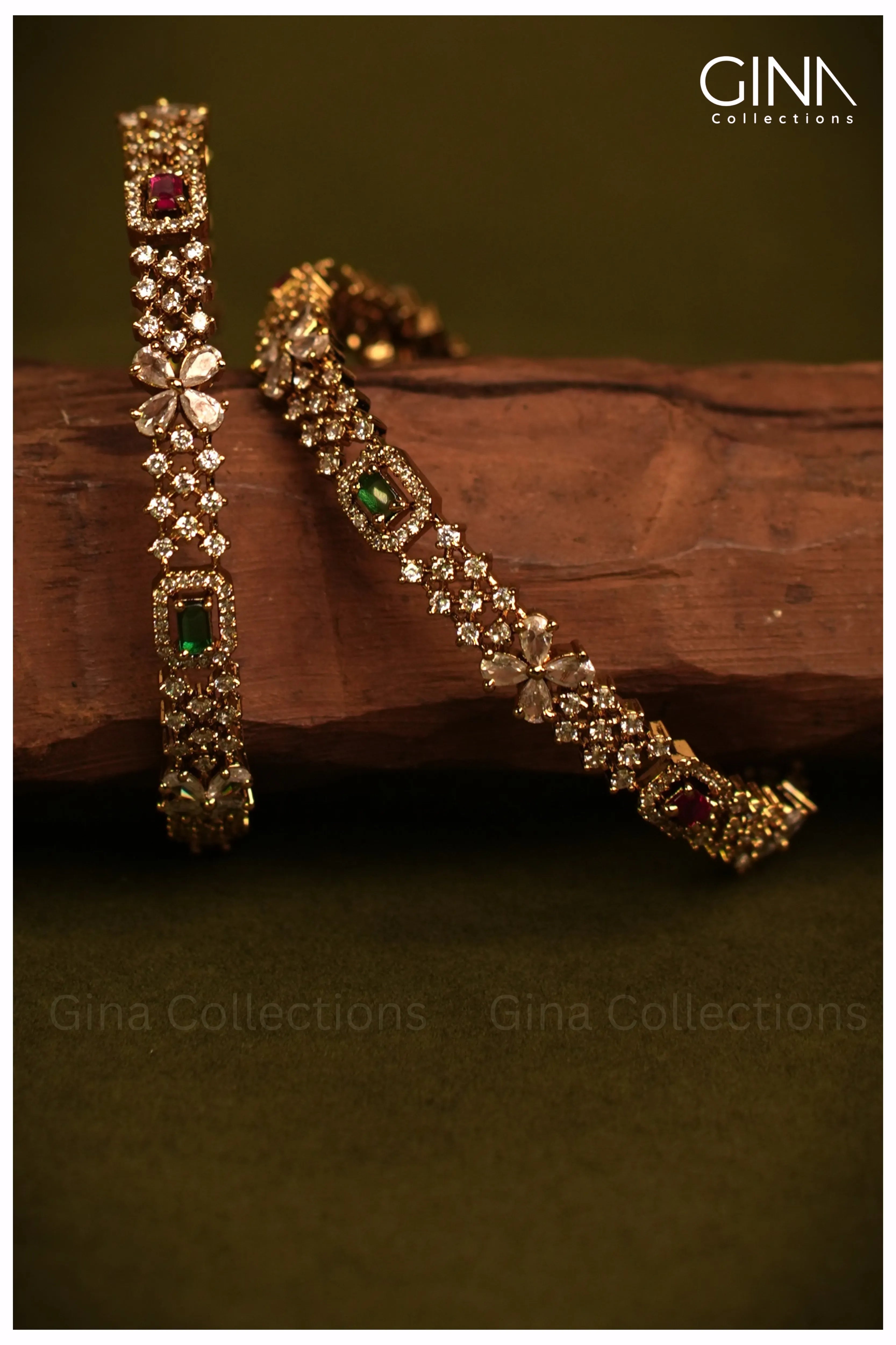 Diamond Look Bangles