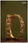 Gold Plated Temple Jewelry Bangles