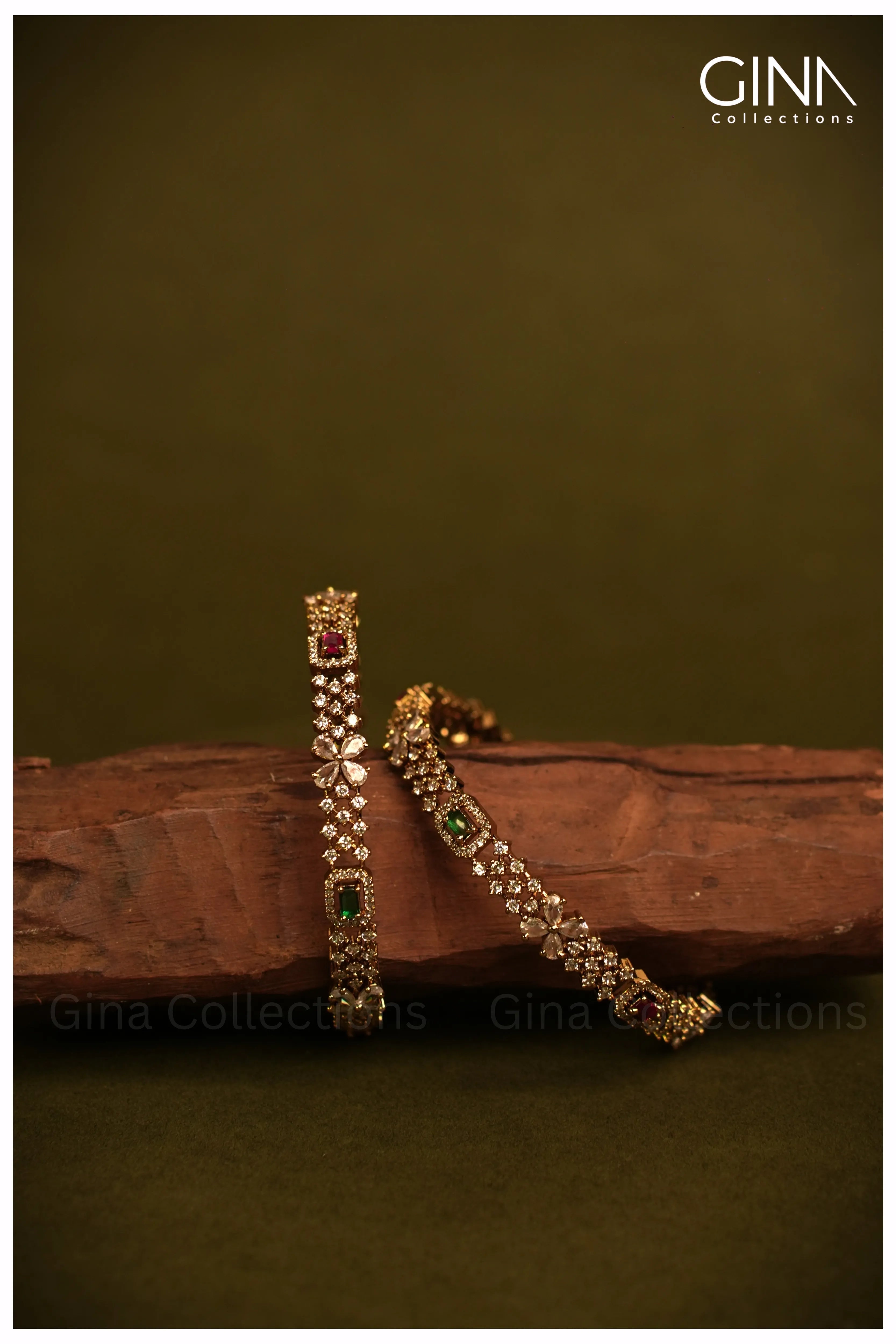Diamond Look Bangles