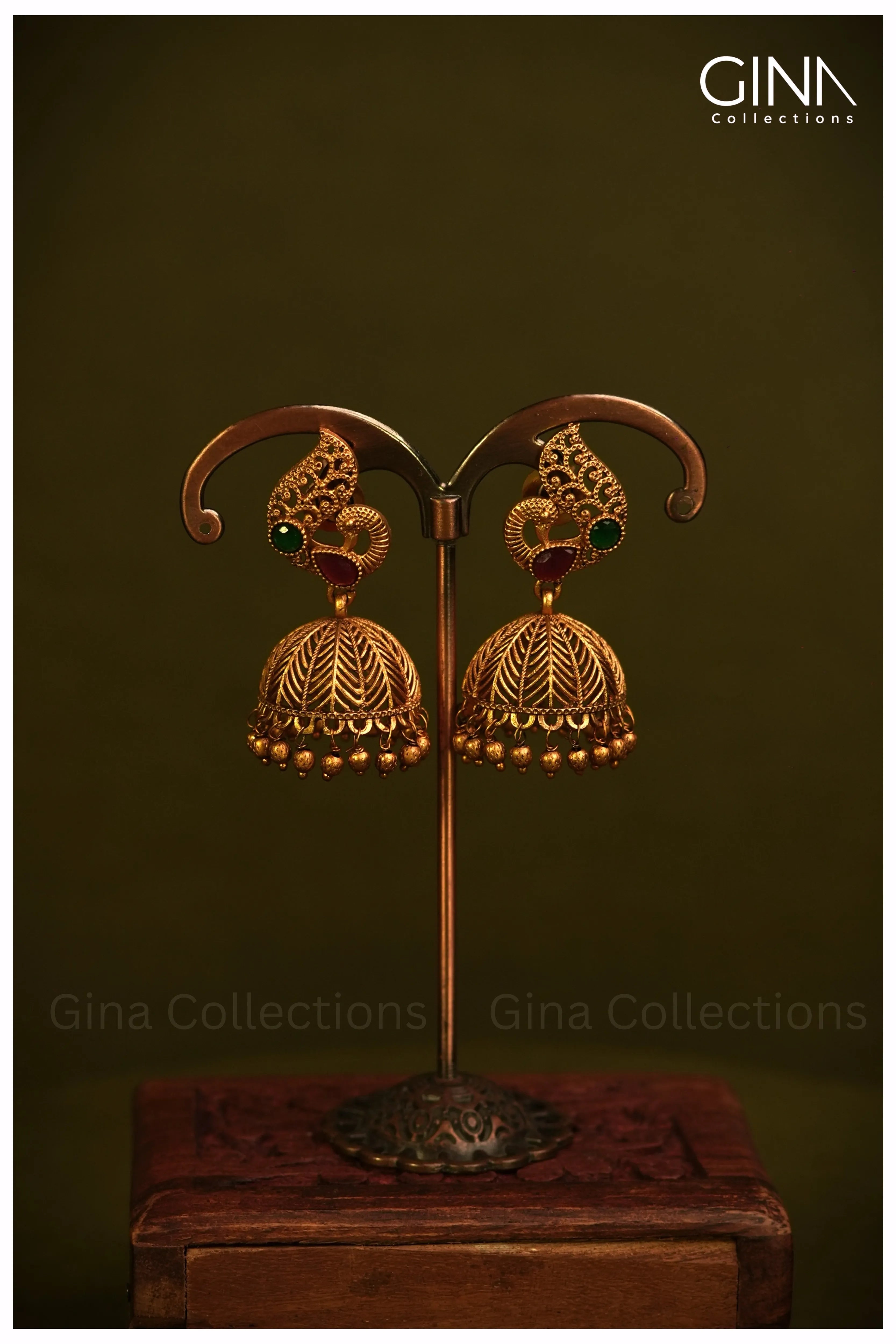Mayura Antique Jhumkas