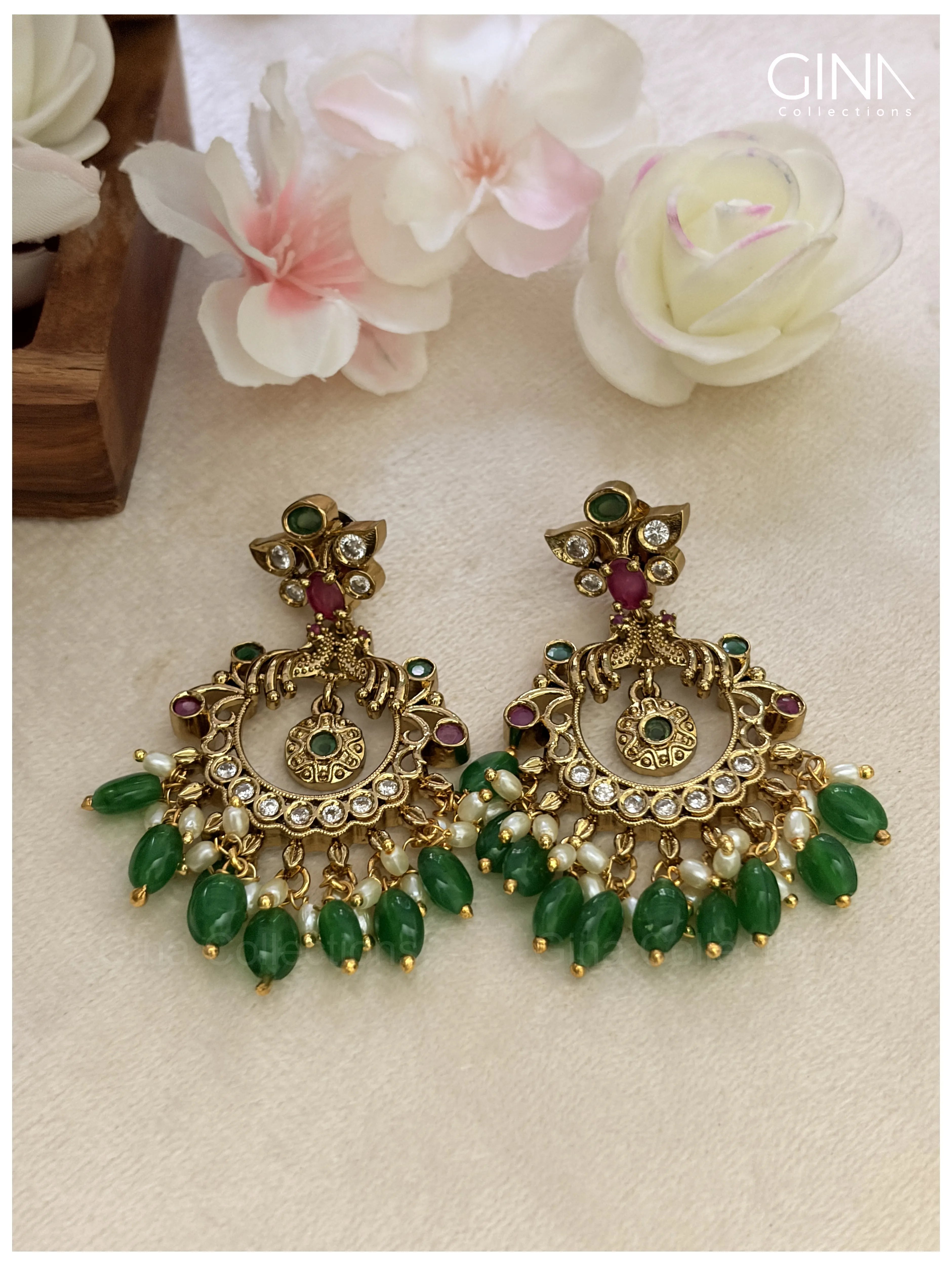 Twin Mayuri Chandbali