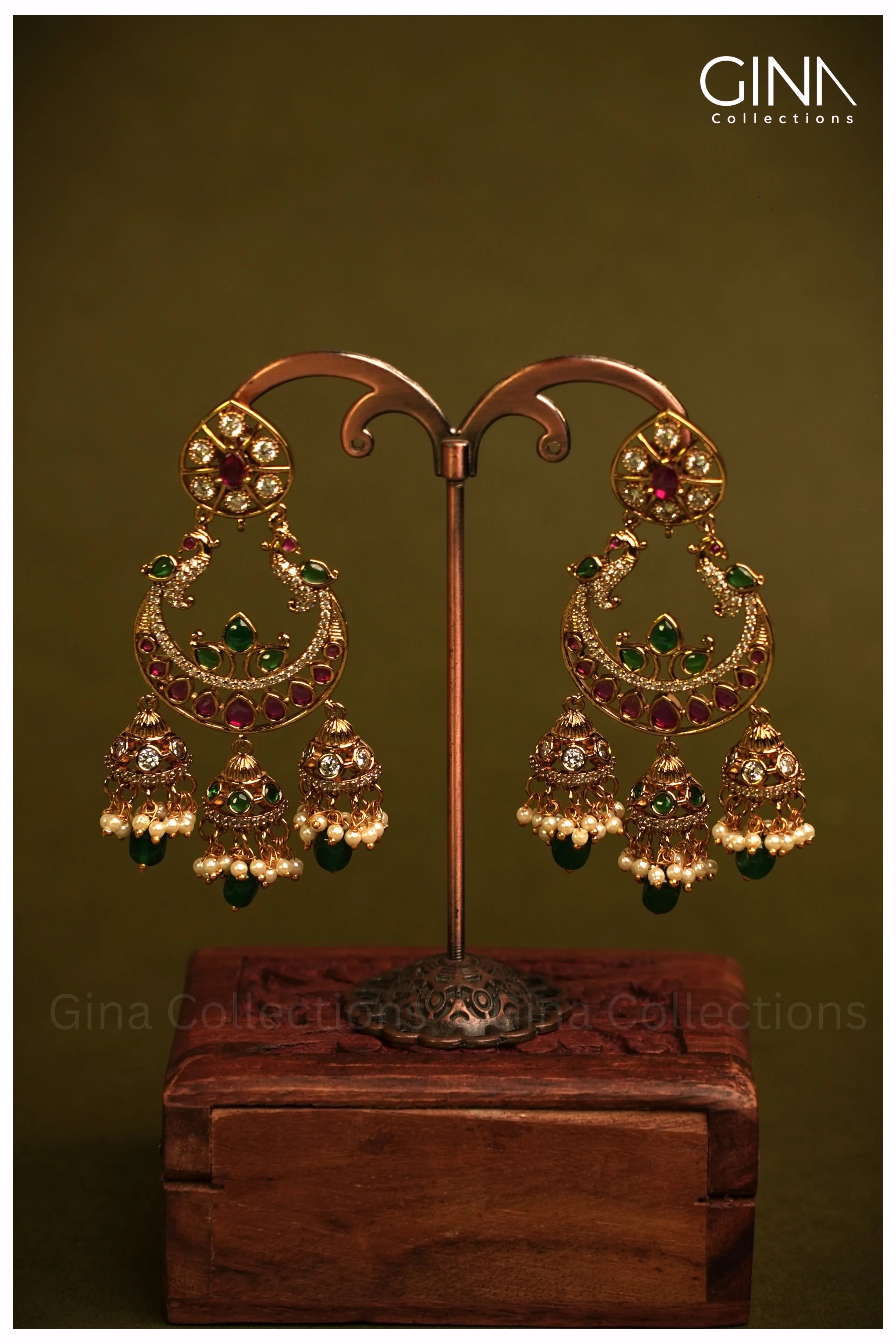 Chand Bali Ruby and Emerald