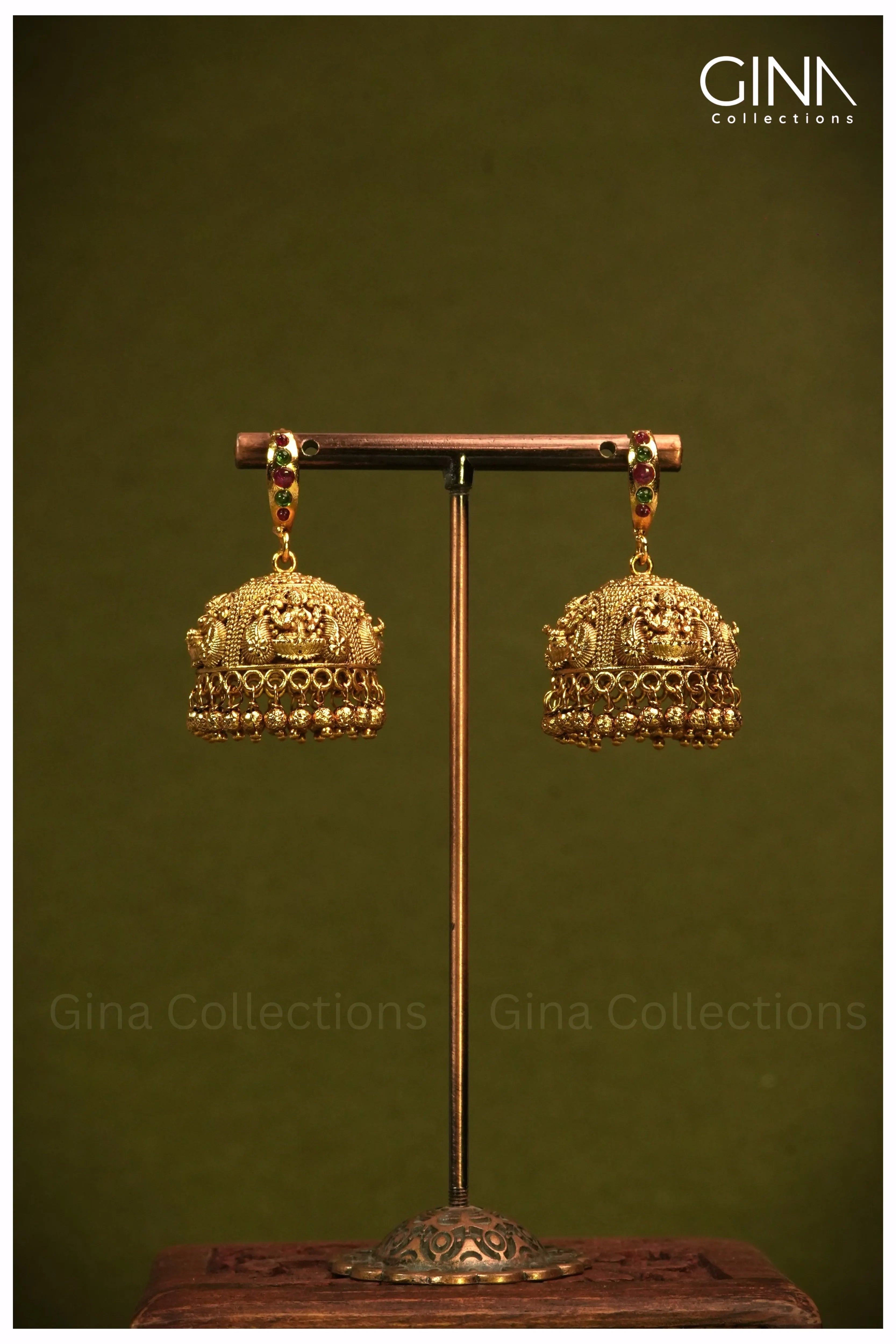 Traditional Lakshmi Jhumkas
