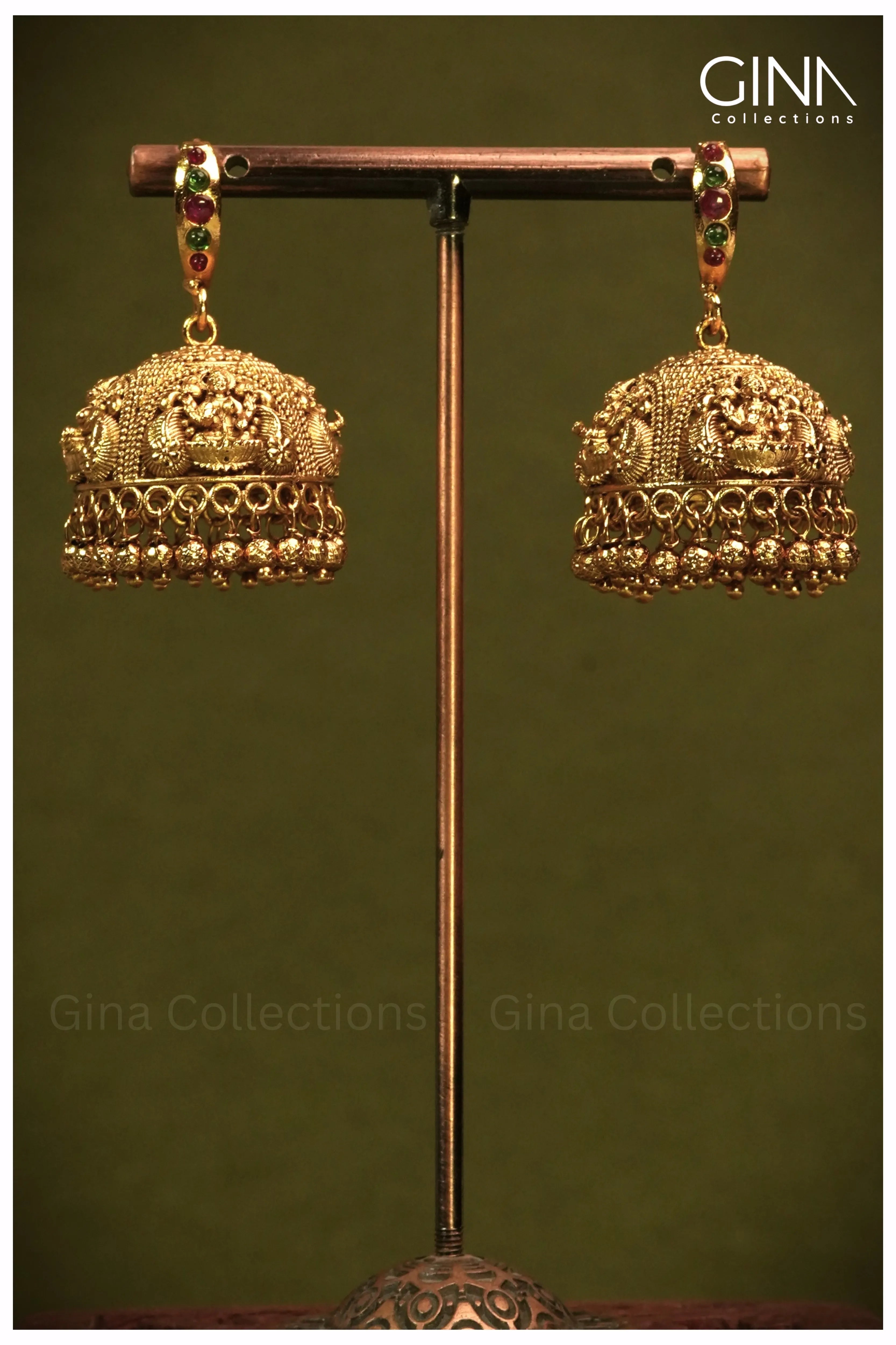 Traditional Lakshmi Jhumkas