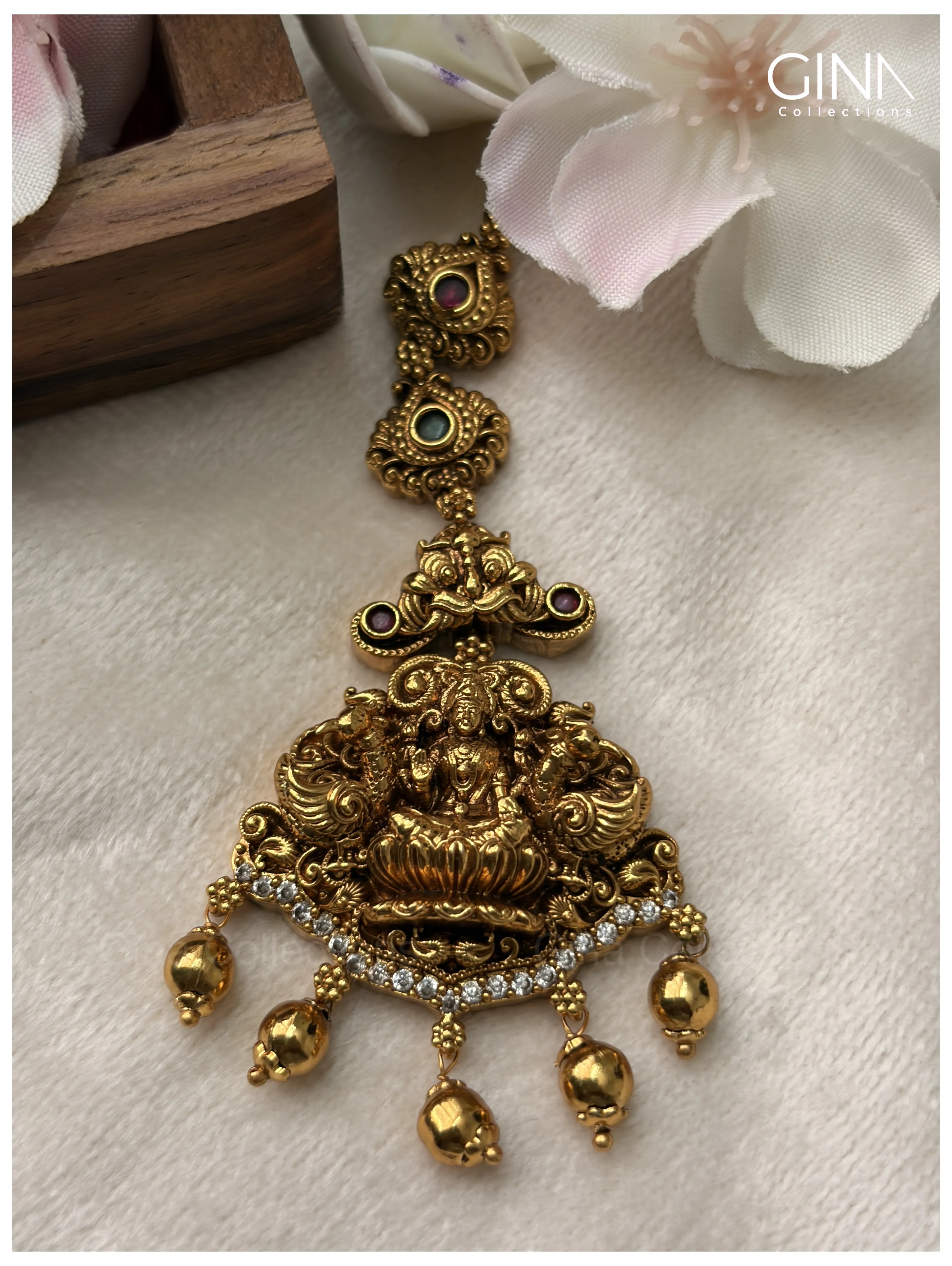 Premium Antique Lakshmi Maang Tikka