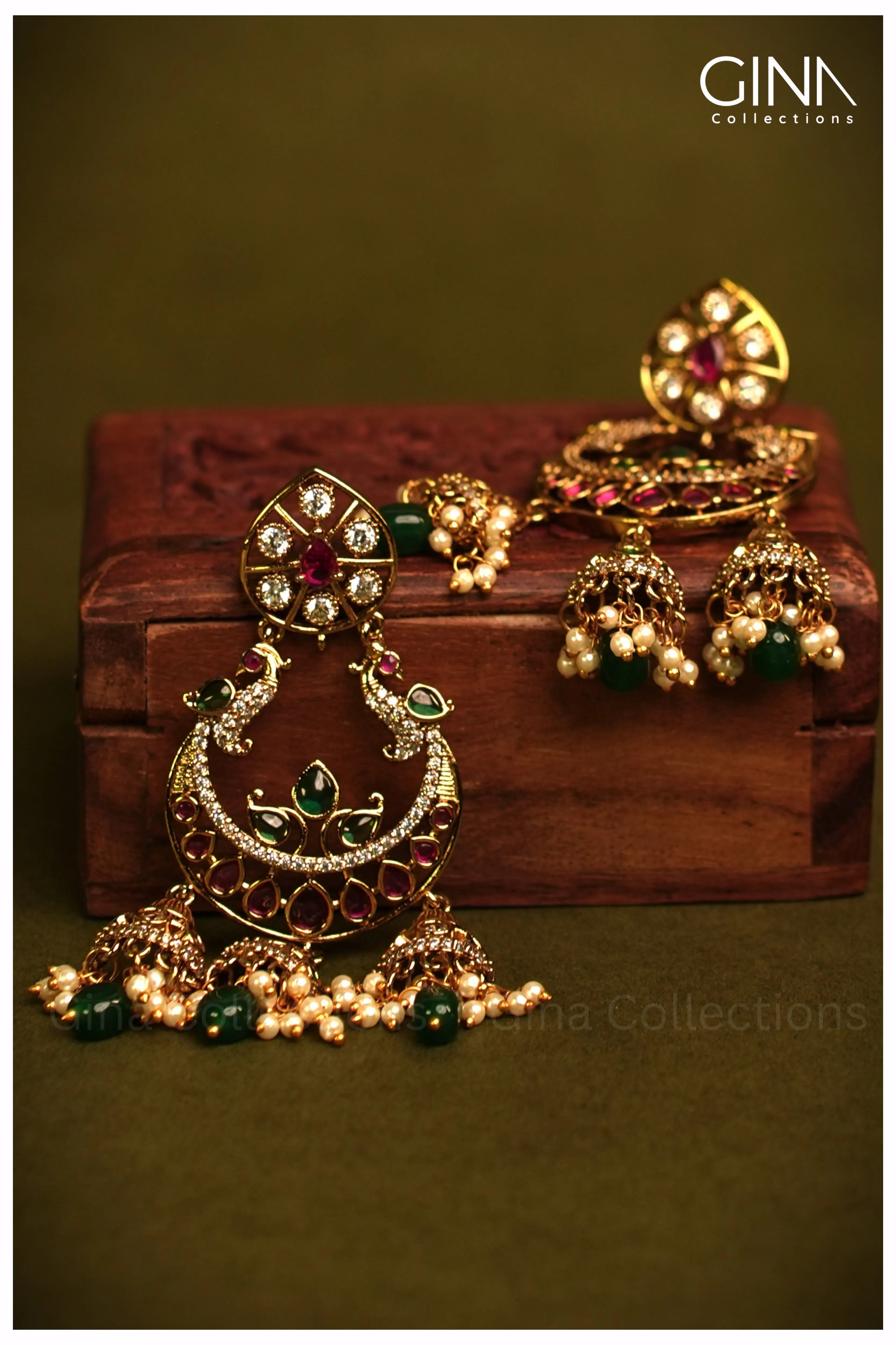 Chand Bali Ruby and Emerald