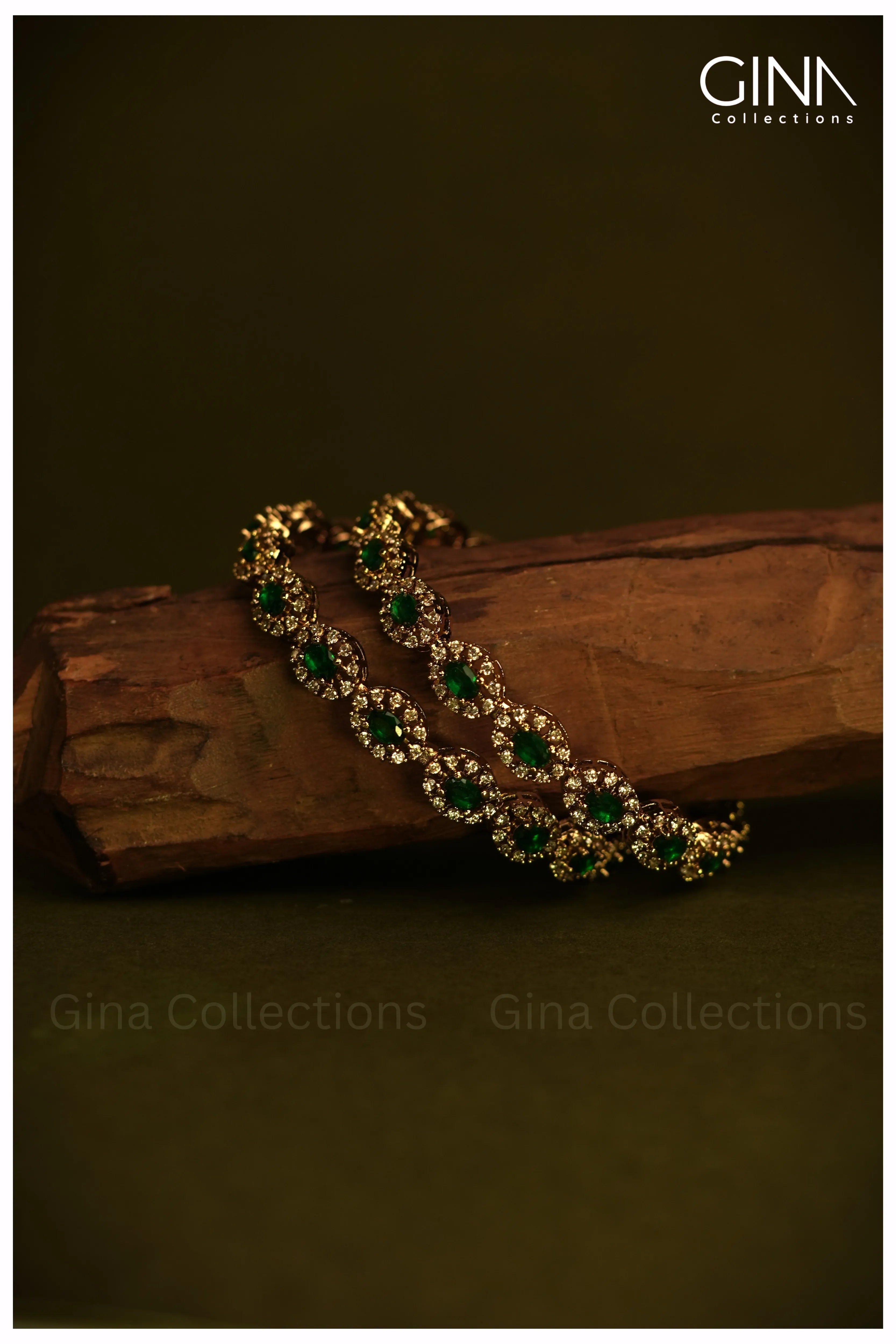 Emerald Victorian Bangles