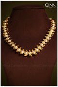 Pearl in Leaf Necklace