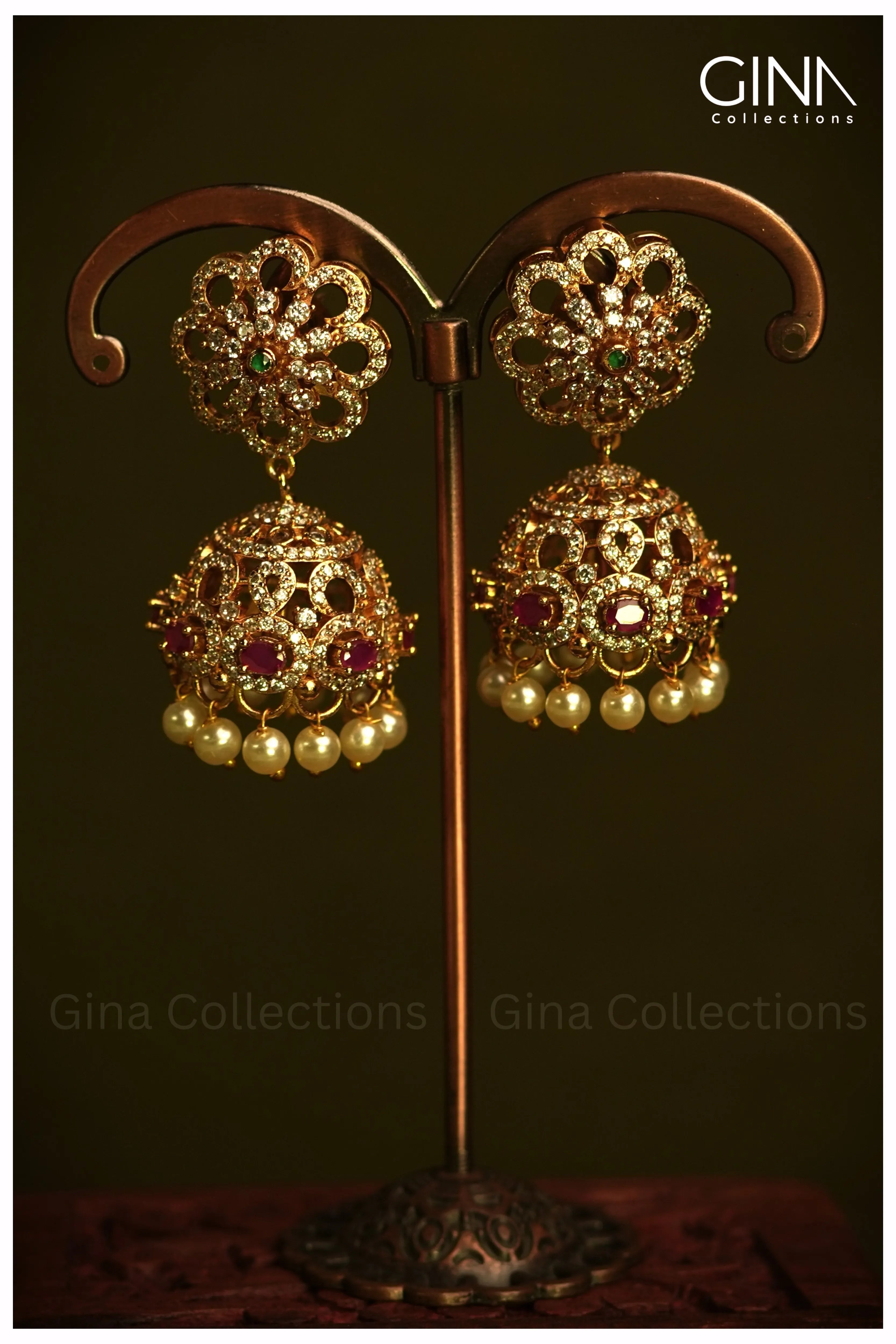 Rice Pearl Floral Haram