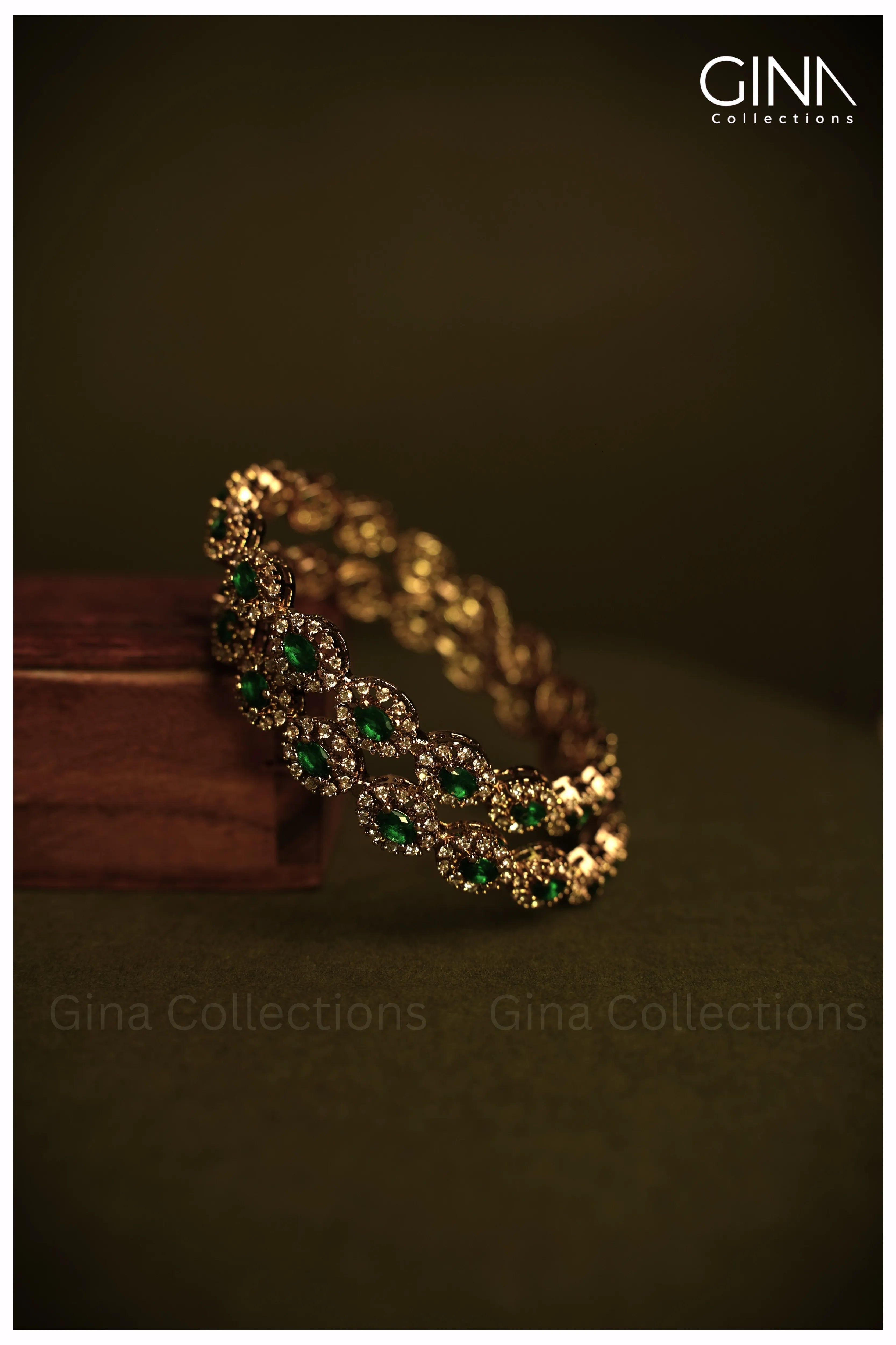 Emerald Victorian Bangles