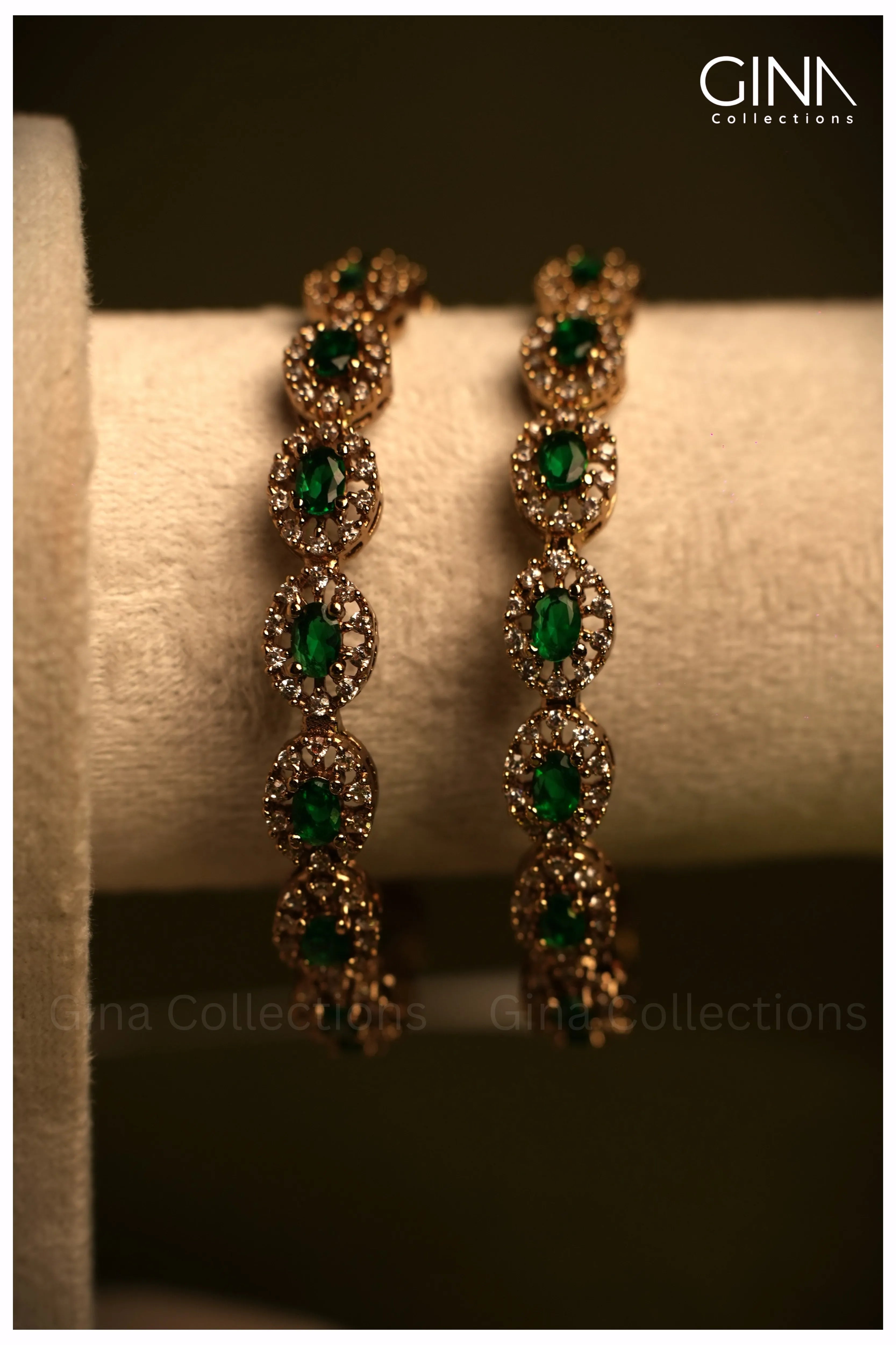 Emerald Victorian Bangles