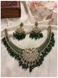 All Green Emerald Bridal Victorian Kanti
