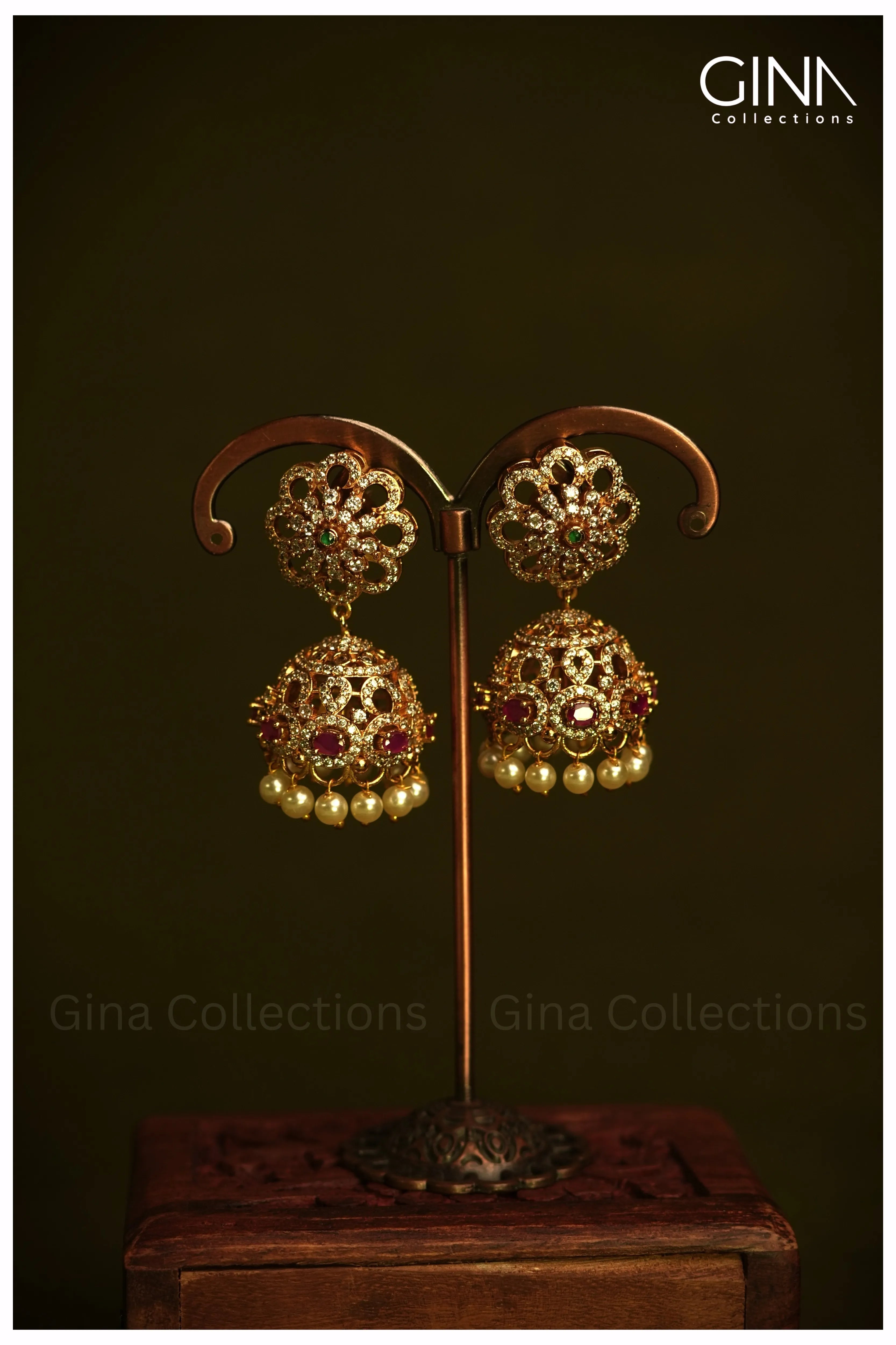 Rice Pearl Floral Haram